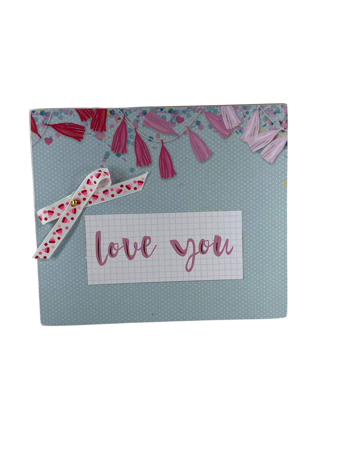 AGD Valentines Decor - You Are Very Sweet Love You Reversible Block Sign