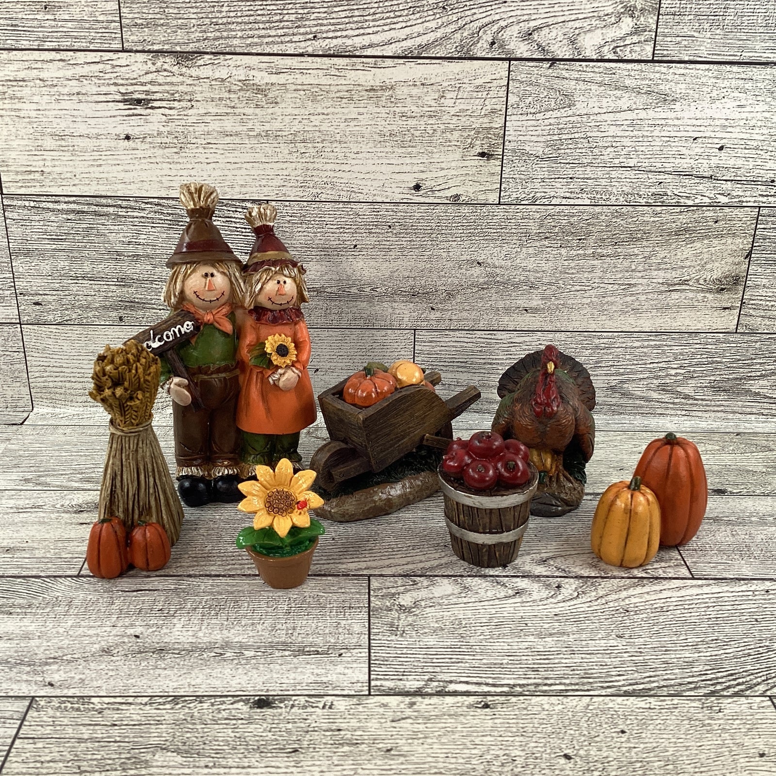 AGD Fall Decor - Harvest Figurines Love Fall Most Shadow Box Sign