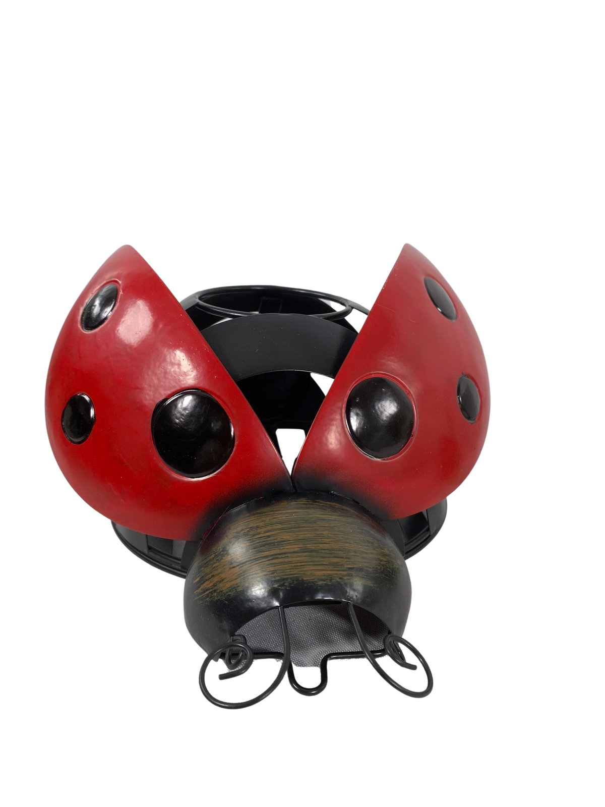AGD Summer Decor - Metal Tealight Ladybug and Don't Bug the Ladies Sign