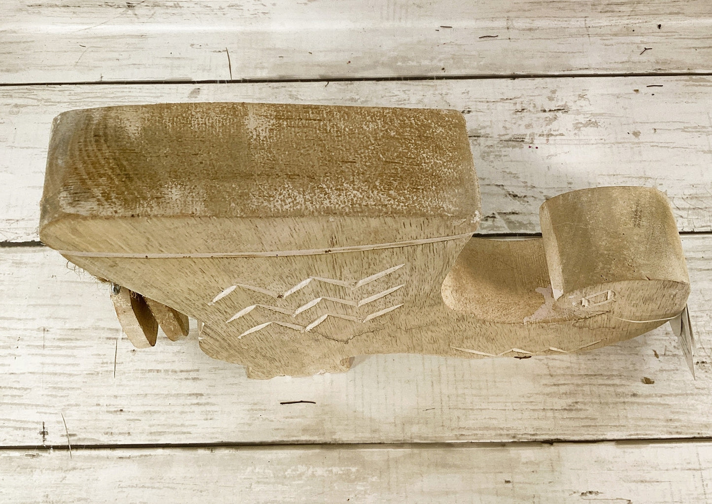 Adams Home Decor -  Witch Feet Chunky Mango Natural Wood Sitter