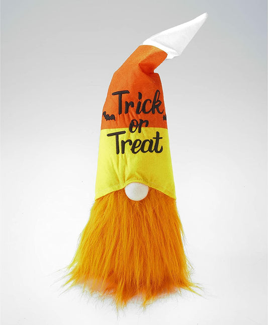 LC Halloween Decor - Trick or Treat Candy Corn Plush Large Gnome