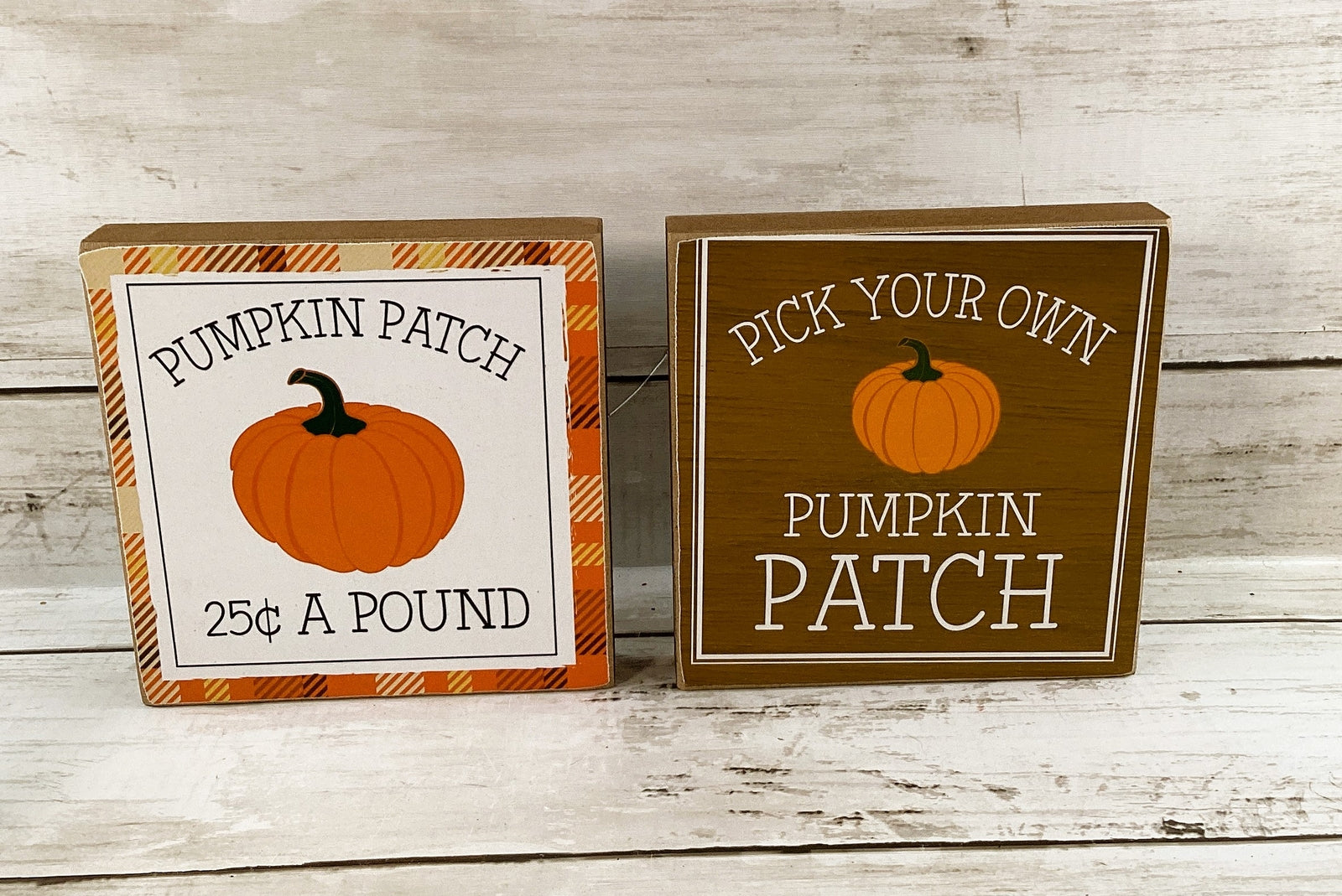 HL Fall Decor - Hello Pumpkin Theme Ladder Rolling Pin Tier Tray 5pc Set