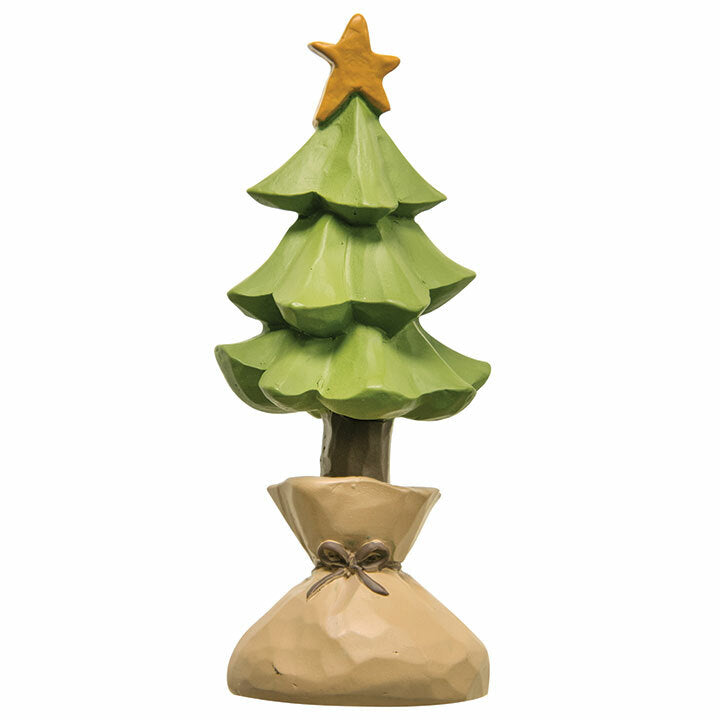 BB Christmas Decor - Resin Tree in Sack