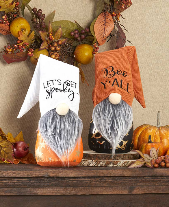 LC Halloween Decor - Boo Y'All Plush Large Gnome