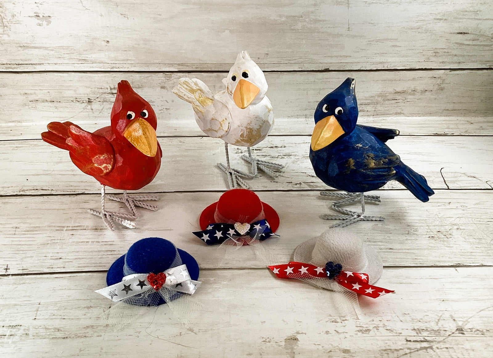 AGD Patriotic Decor - Red White Blue July 4th Judgemental Crows