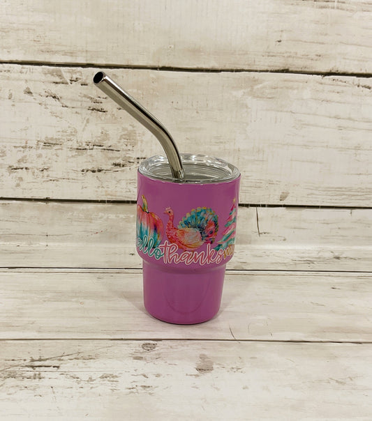 AGD Fall Decor - Pastel Multi Seasons Halloween Christmas Mini Tumbler