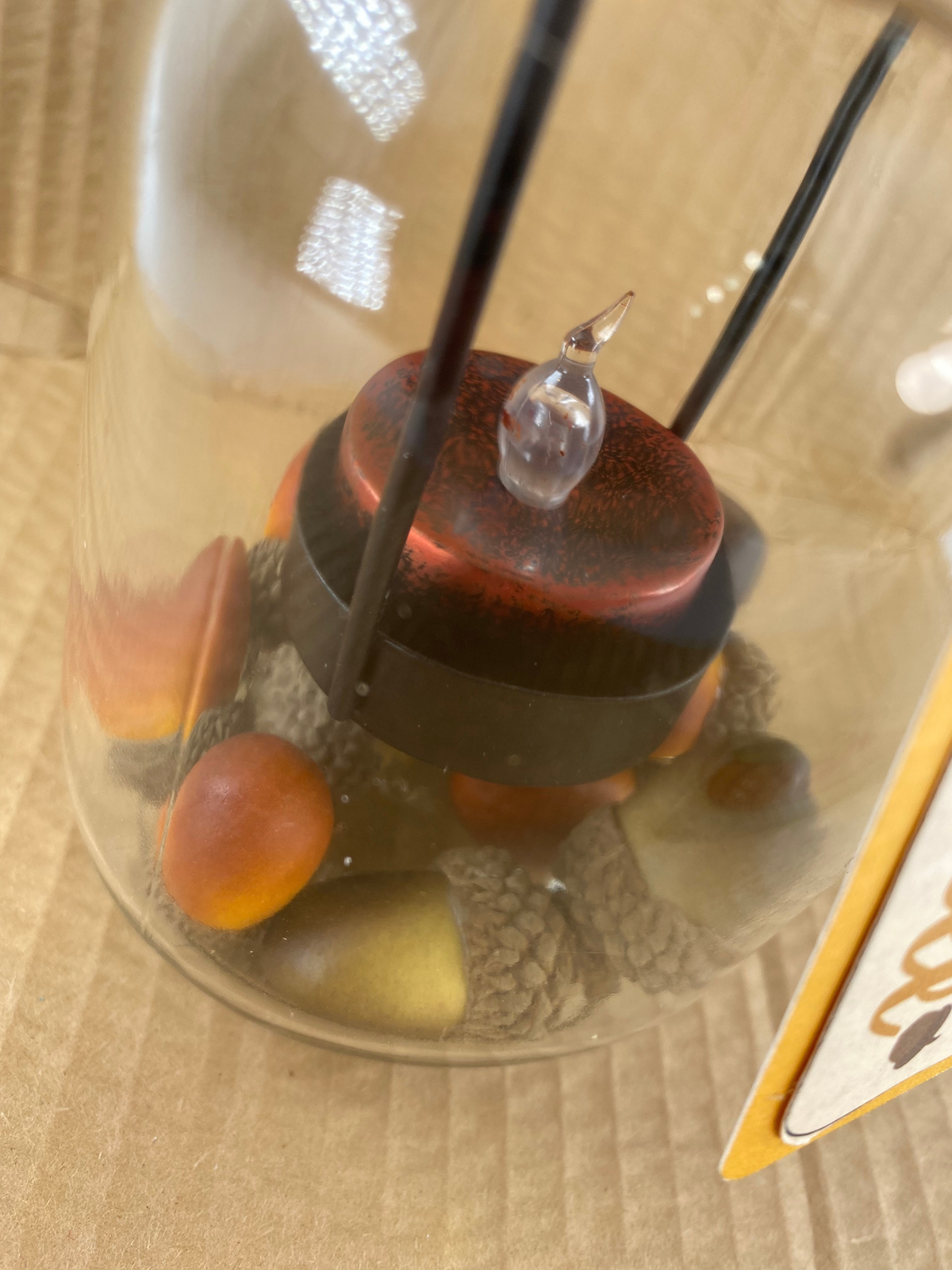 AGD Fall Decor - Prim Nuts About Fall Tealight Mason Jar Holder