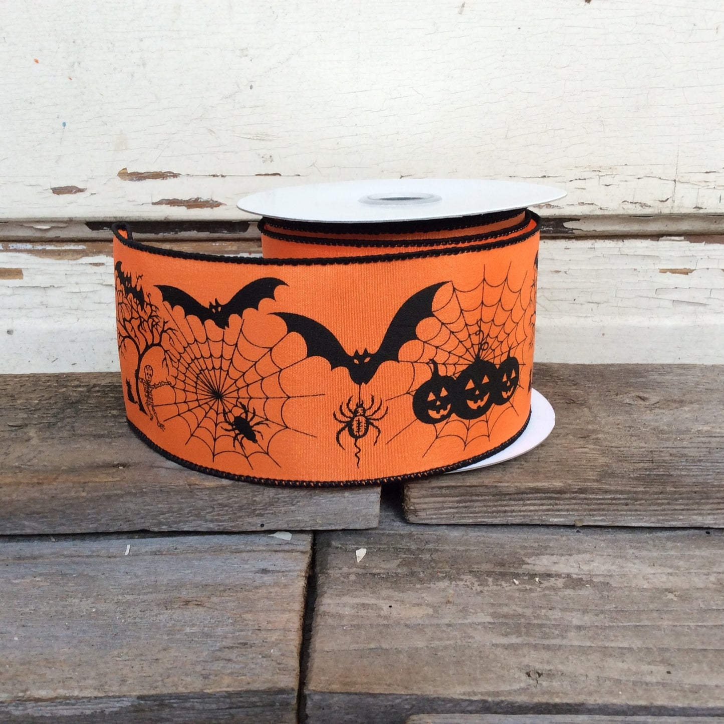 Darice Craft Supply - Halloween Scene Ribbon 25ft x 2.5inch
