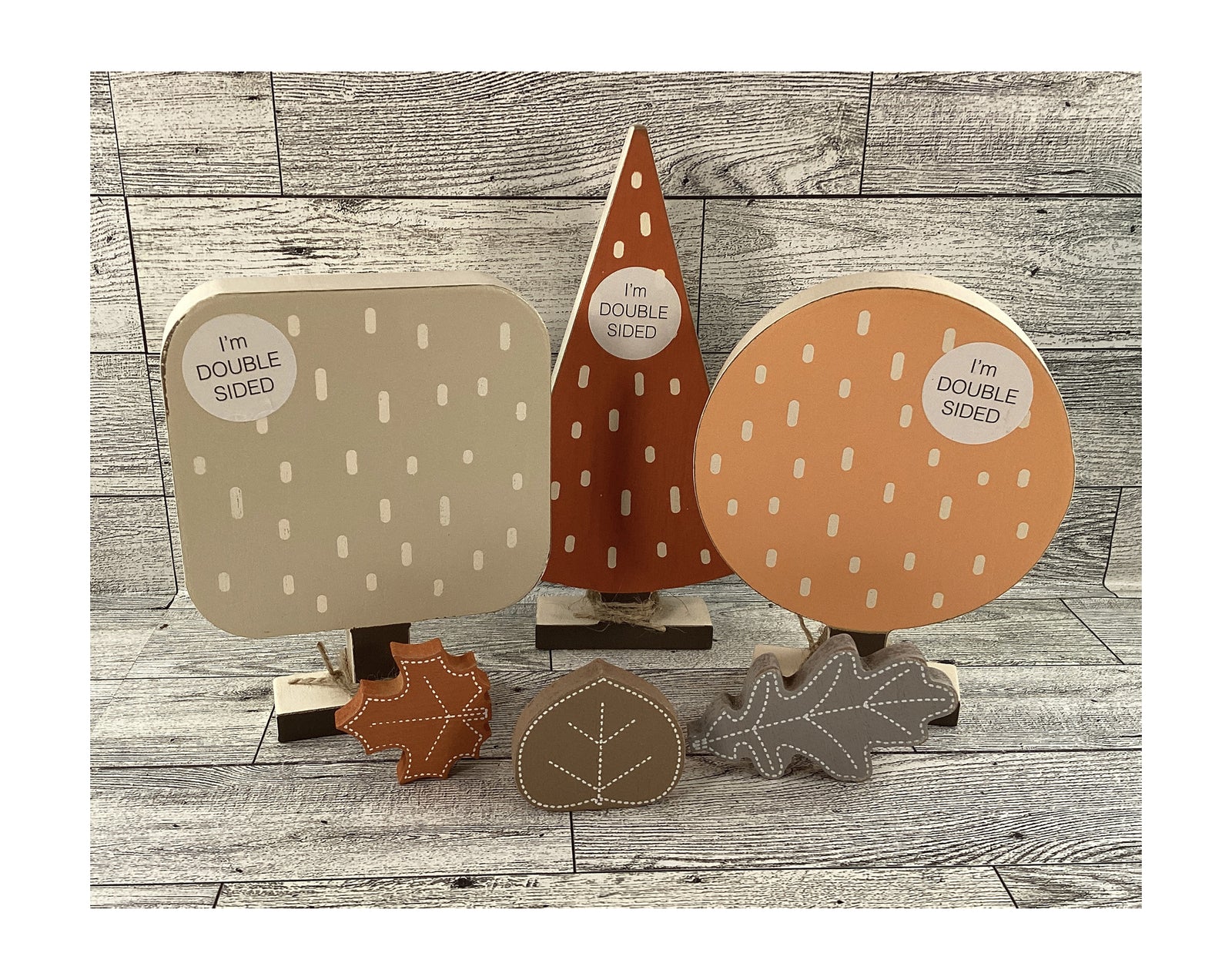 AGD  Fall Decor - 3D Trees Love Fall Most Of All Inset Shadow Box Sign