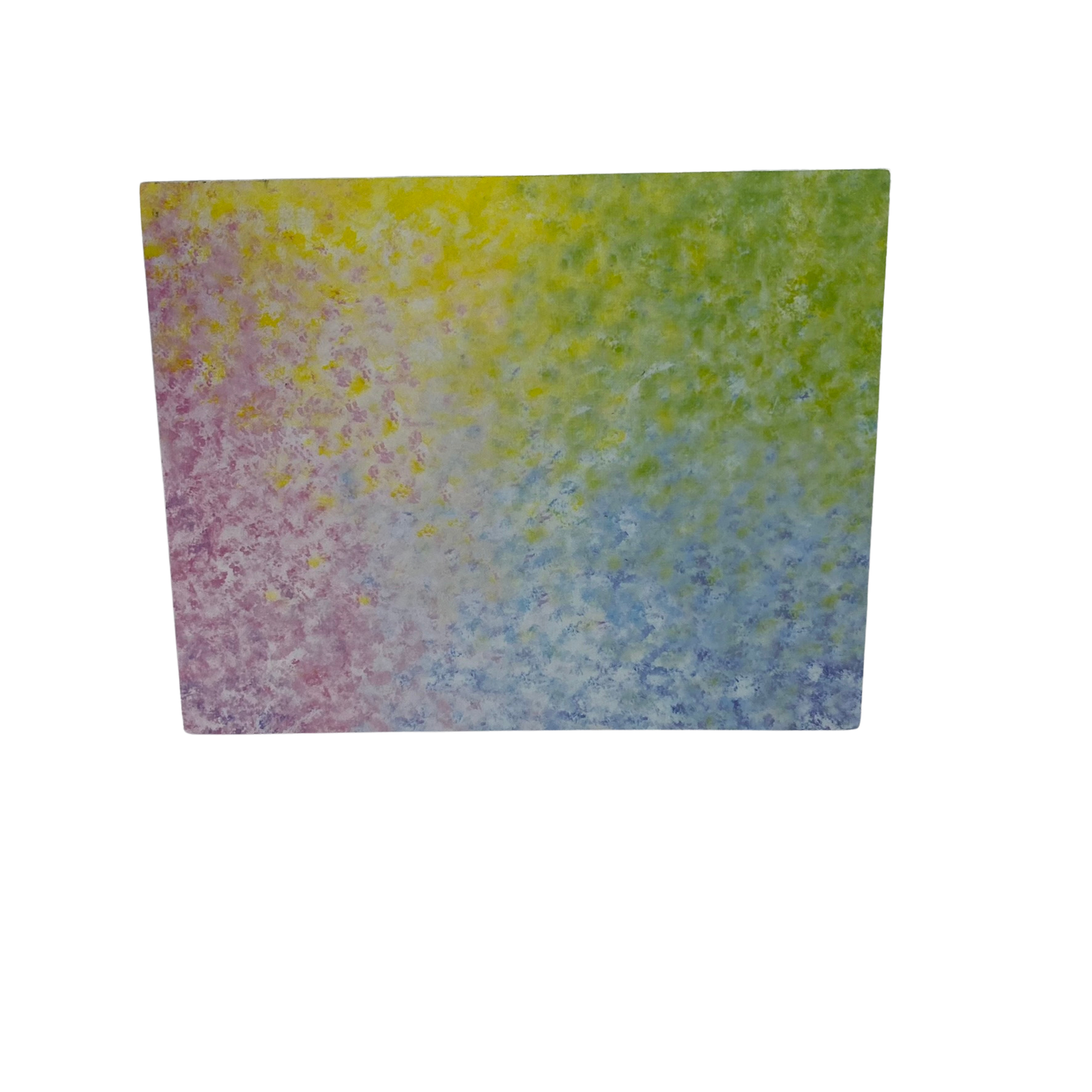 AGD Easter Decor - Pastel 3-D Rainbow Blessings Block Sign