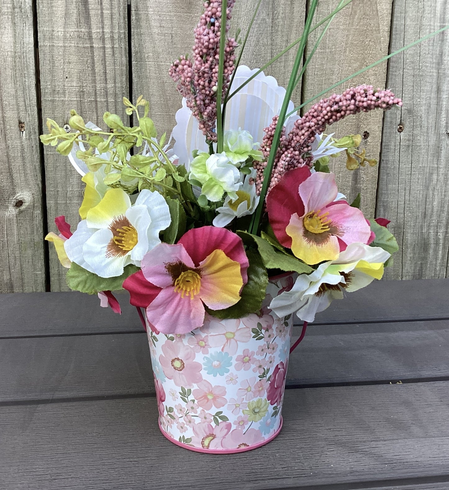 AGD Spring Decor - Mother's Day Psalm 46:5 Floral Display