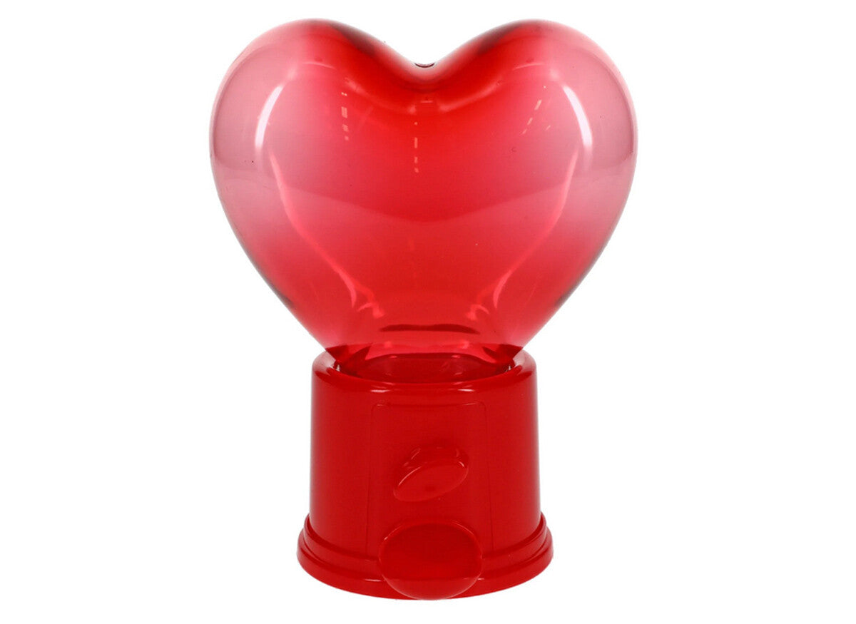 AGD  Valentines Craft Supply - Plastic Candy Snack Heart-Shape Dispenser 2pc Set