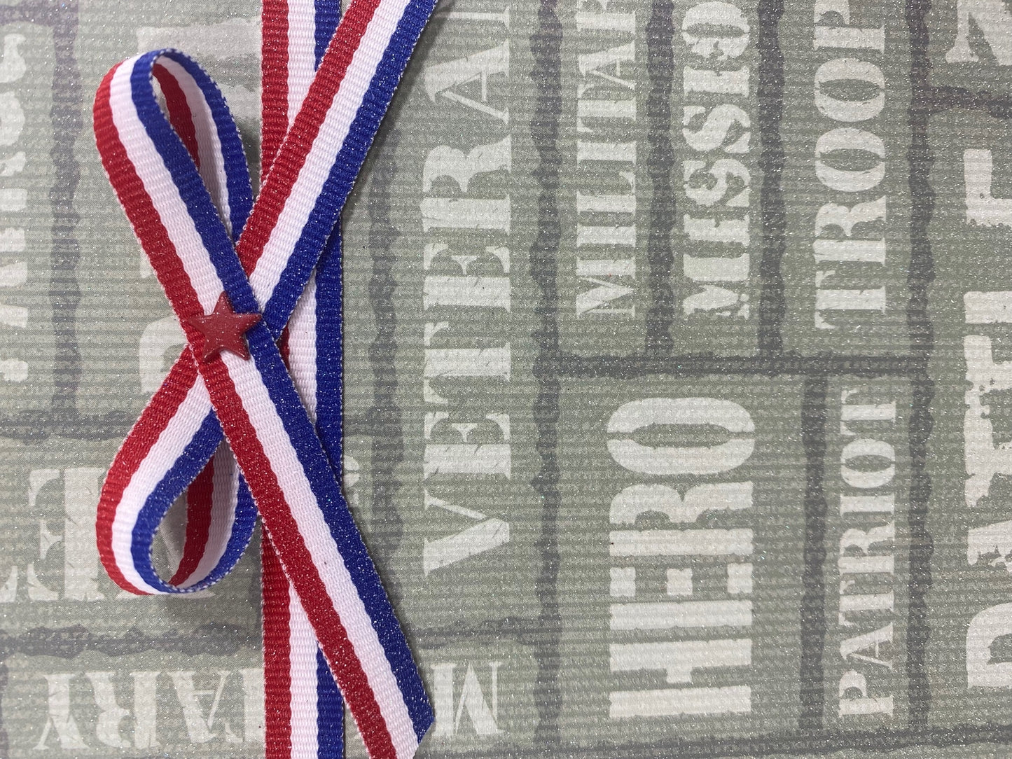 AGD Patriotic Decor - HERO Soldier Veteran Prim Box Sign