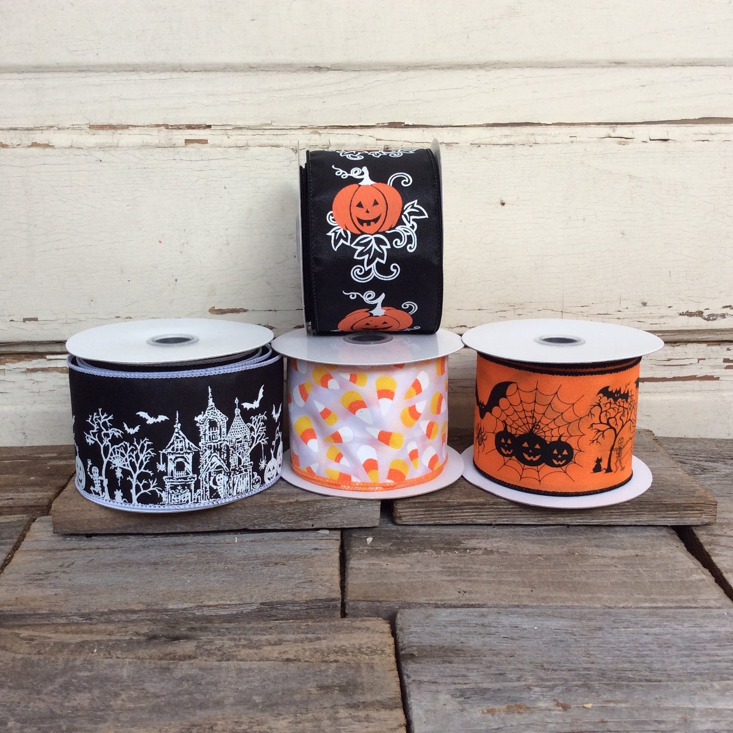 Darice Craft Supply - Halloween Scene Ribbon 25ft x 2.5inch