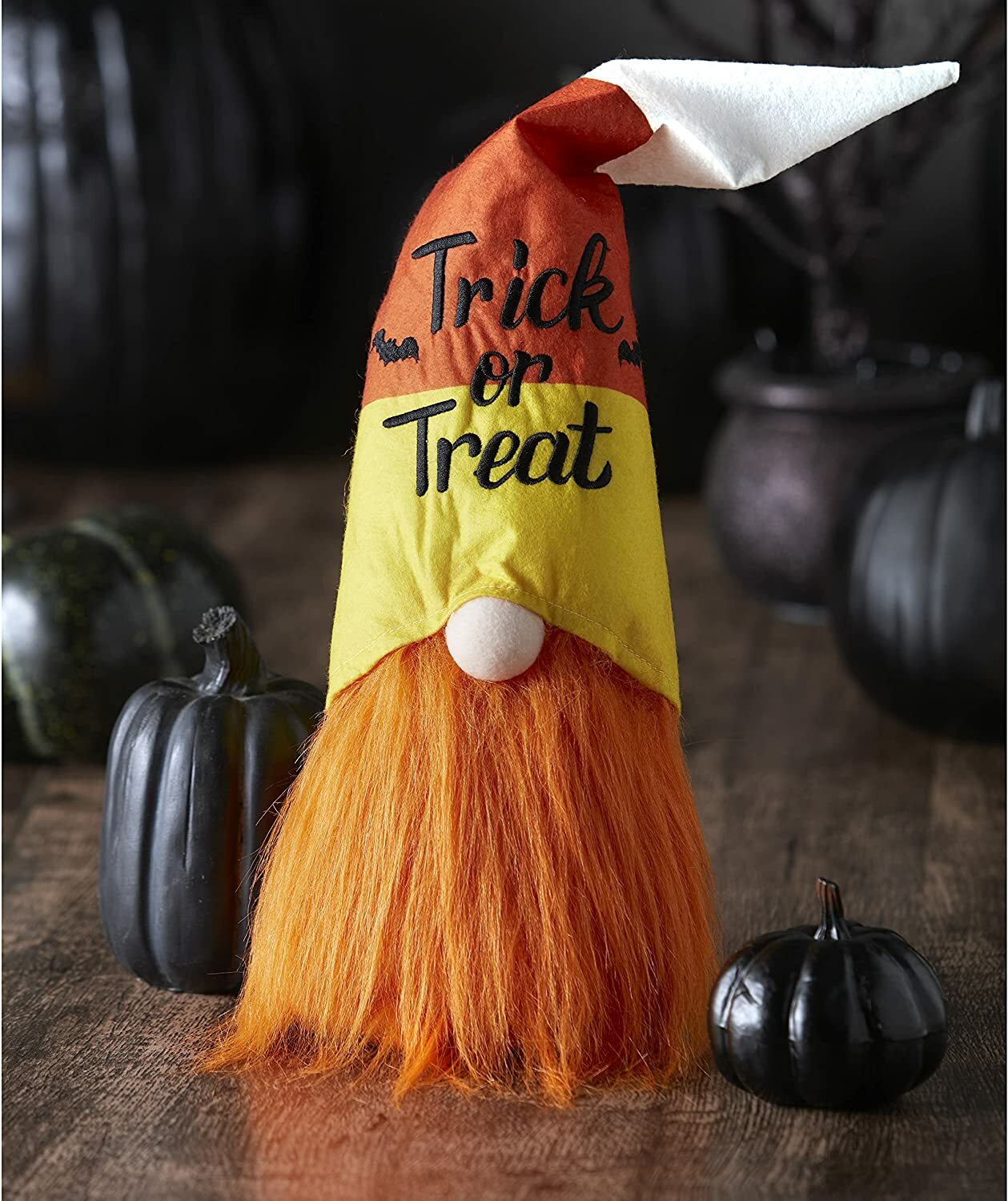 LC Halloween Decor - Trick or Treat Candy Corn Plush Large Gnome