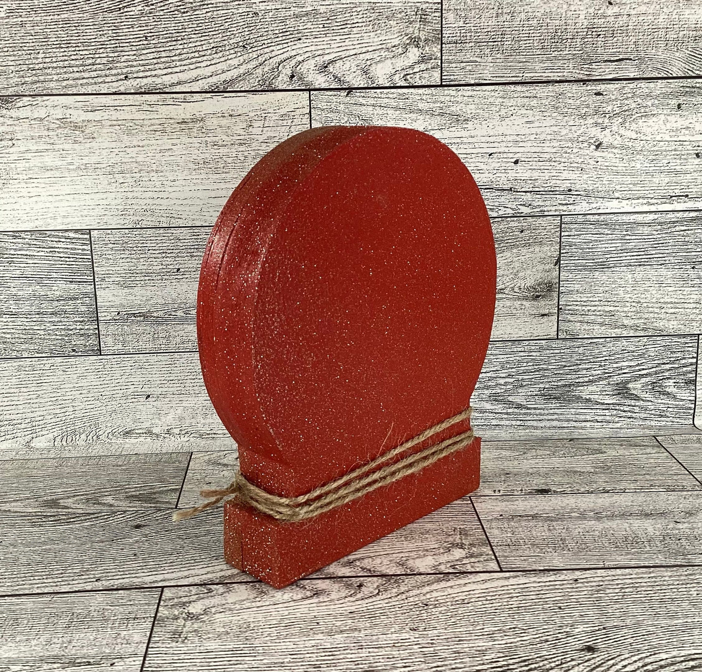 AGD Christmas Decor - Be Merry Snow Globe Chunky Wood Shaker