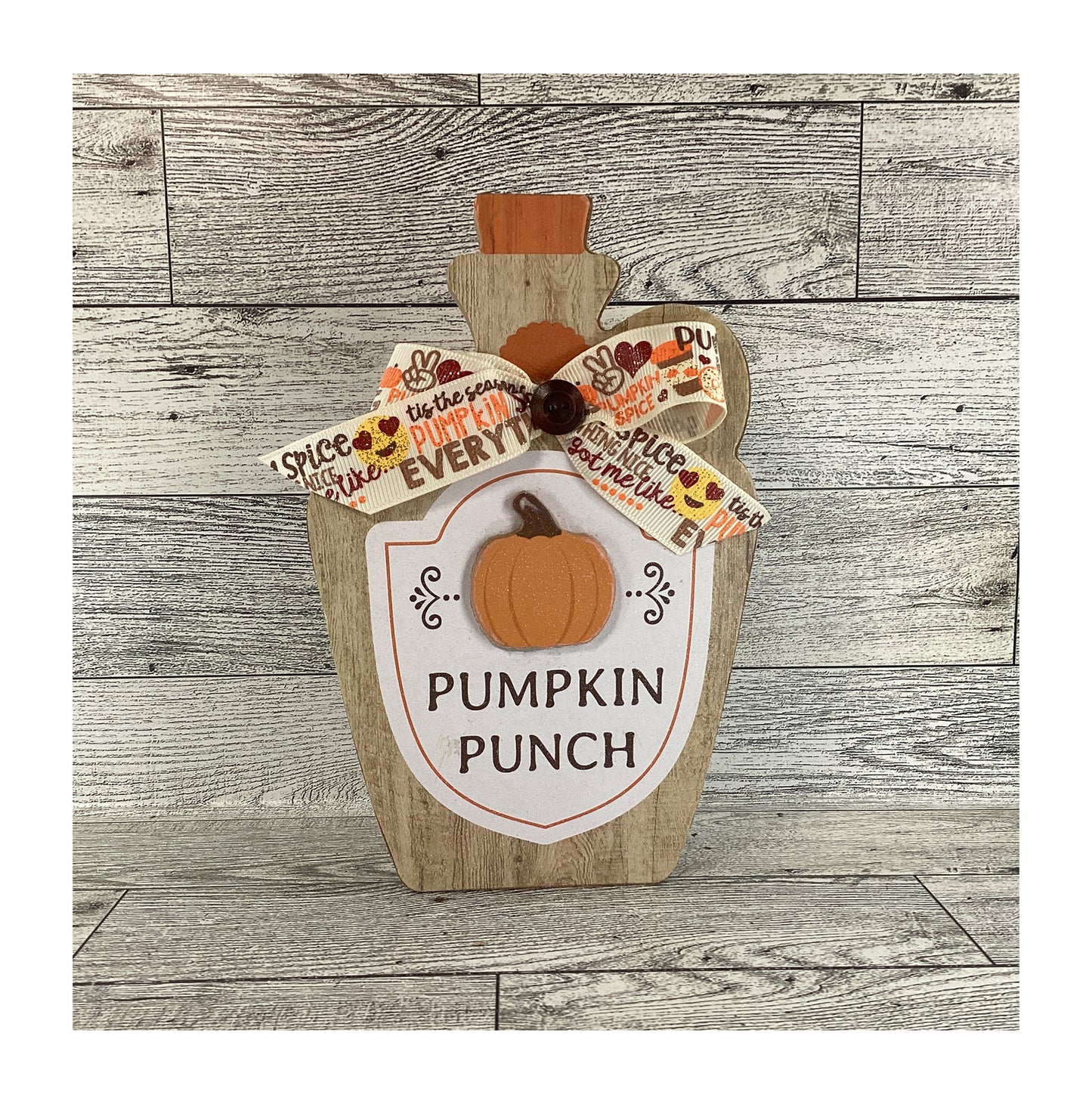 AGD Fall Decor - Pumpkin Cider Punch Jar Tier Tray