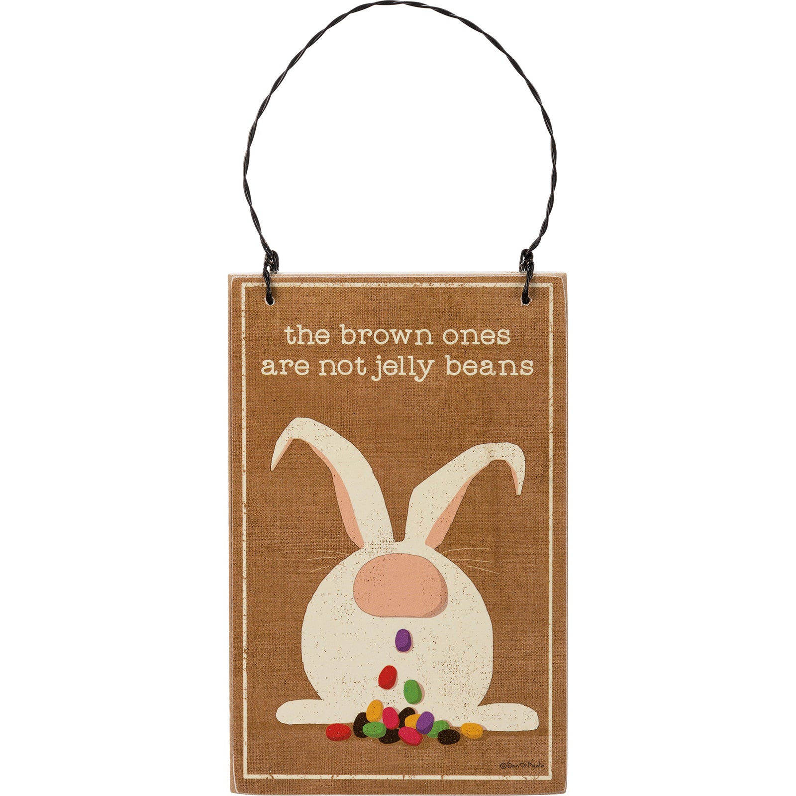 PBK Easter Decor - Snarky Brown Ones Aren't Jelly Beans Ornament