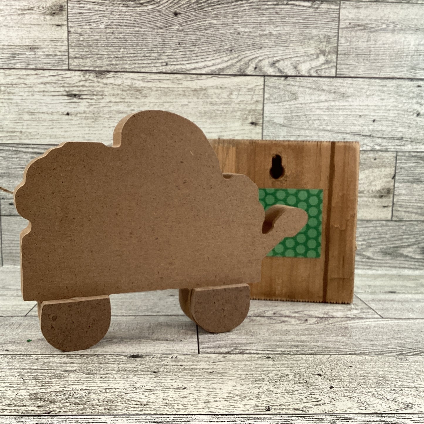 AGD St Patrick's Decor - Irish Sass Gnome Chunky Wagon Sign 2pc Set