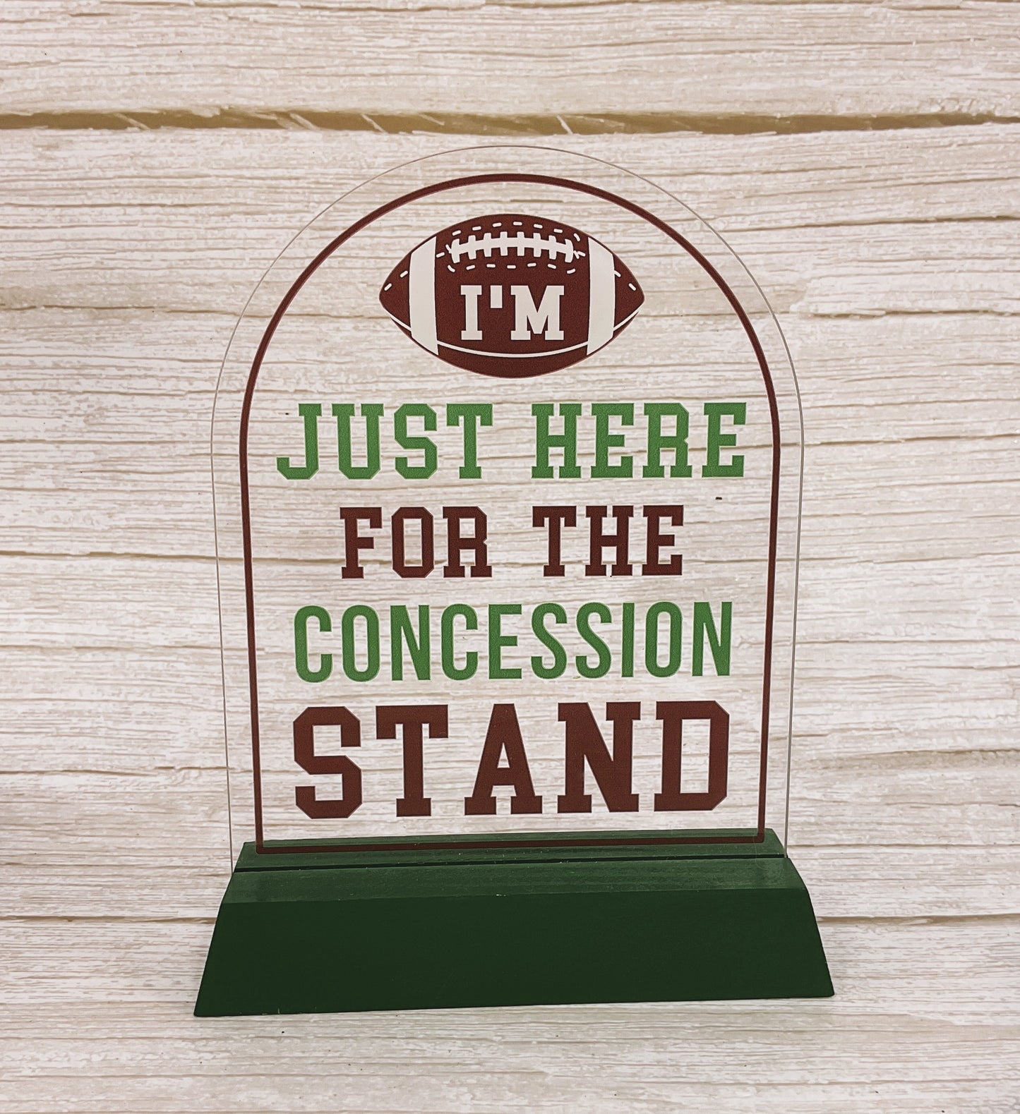 HL Fall Decor - Football Concession Snack Stand