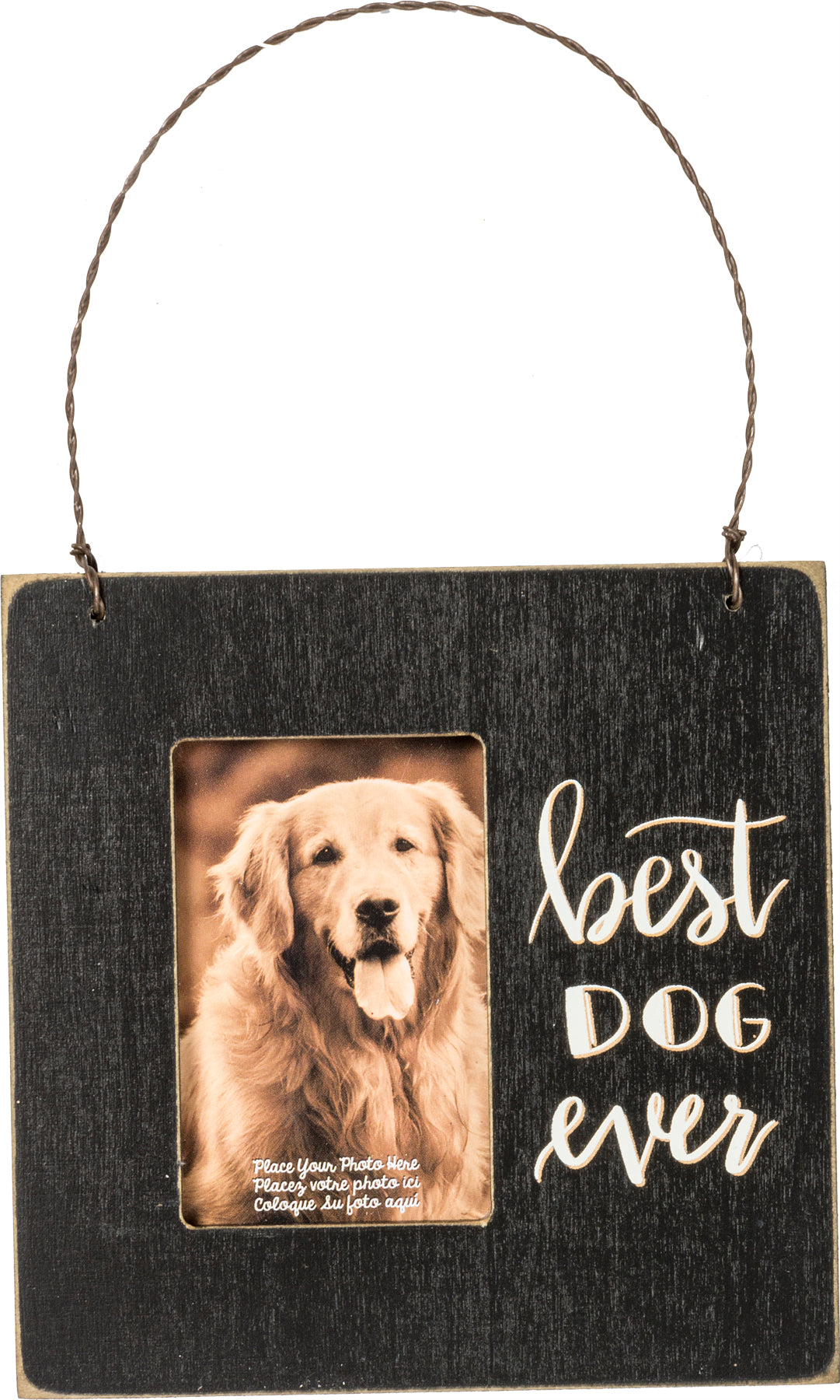 Home Decor - Best DOG Ever Photo Ornament Sign