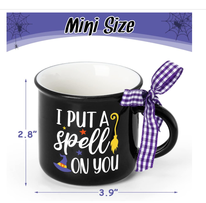 AZ Halloween Decor - Mini Coffee Latte Expresso Hot Chocolate Mug 3pc Set