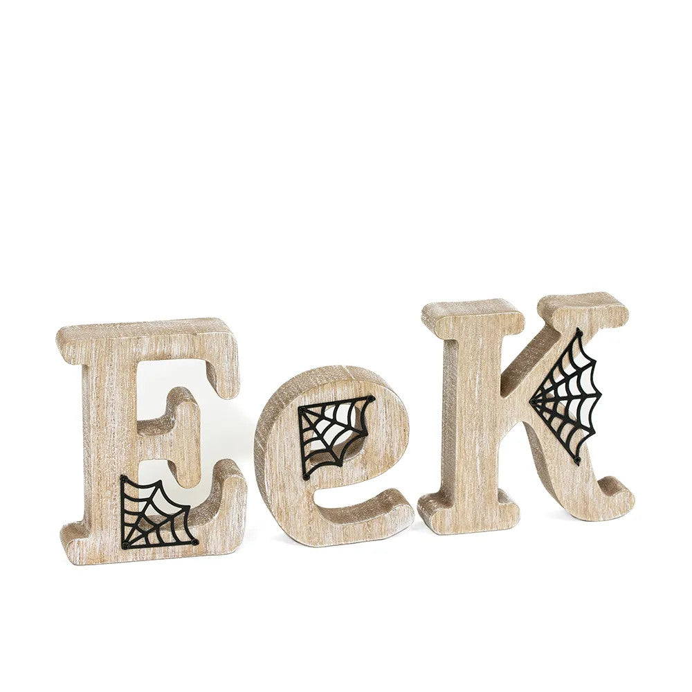 Adams & Co Halloween Decor - Natural Mango Eek Cut-out