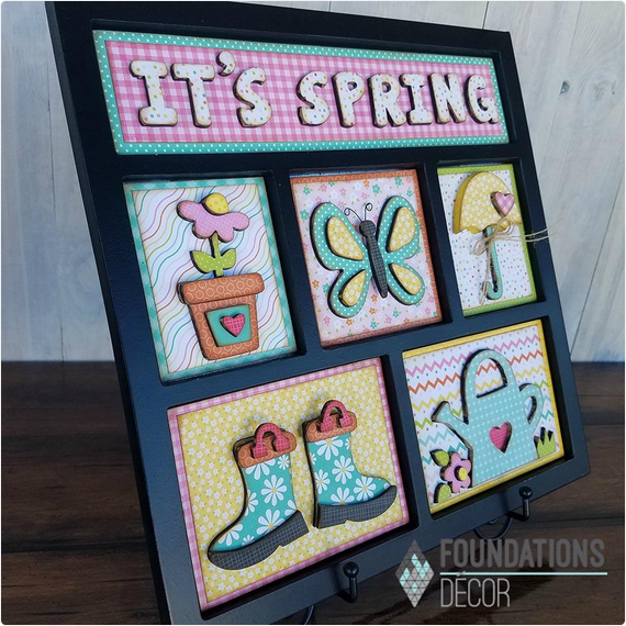 FD Spring Craft Supply - DIY Flower Base Kit for Shadow Box