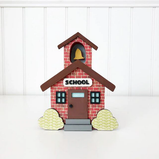 FD Summer Craft - DIY School House Base Interchangeable "O" for Home Sitter