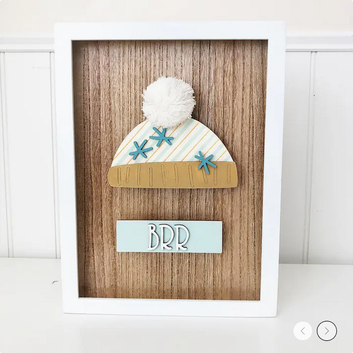FD Winter Craft Supply - Unfinished Jan Brrr Knit Cat Hat Base Kit for Simple Frame