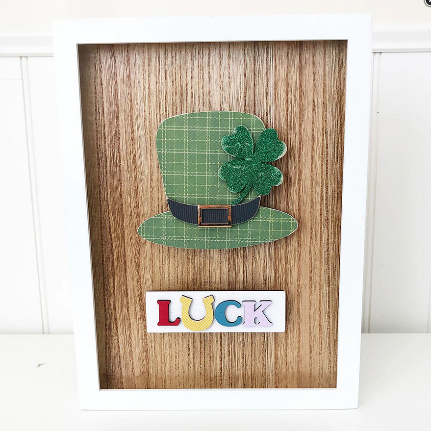 FD St Patrick's Craft Supply - Unfinished Luck March Base Kit for Simple Frame