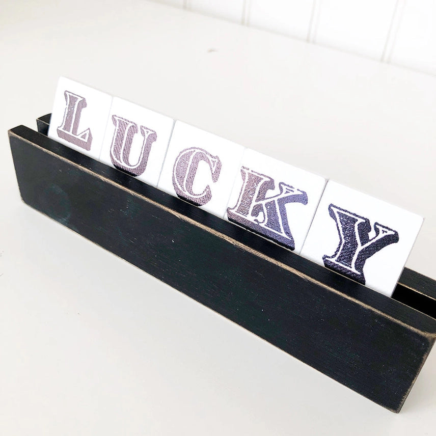 FD Craft Supply - Scrabble Tile Bold Font Tile Letters Set
