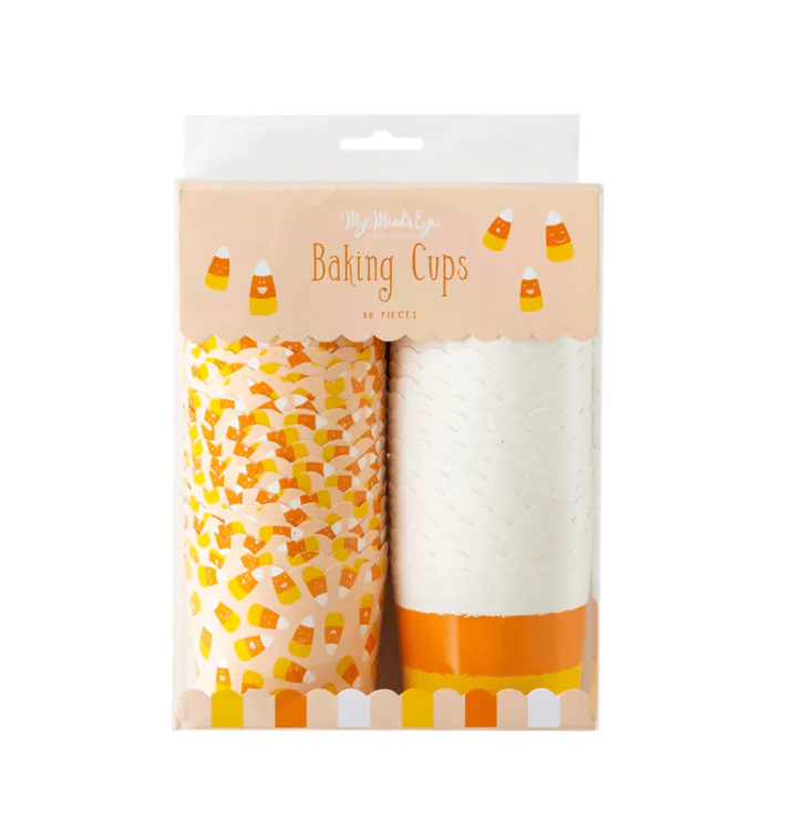 My Mind's Eye Baking Supply - Candy Corn Treat Cupcake Cups 50pc Set