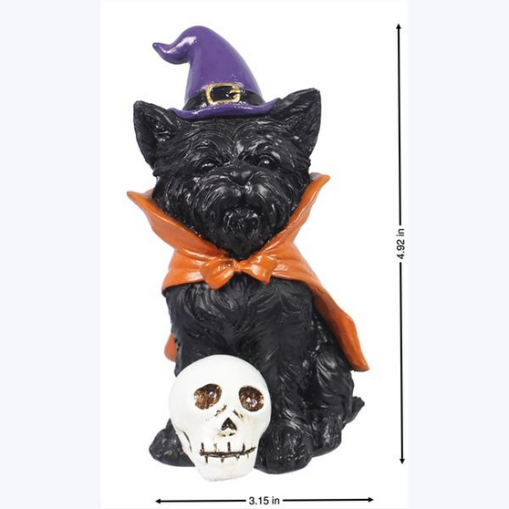YI Halloween Decor - Resin Cats in Costume Figurines 2pc Set #85203