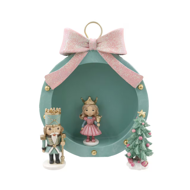 Ashland Christmas Decor - Mint Ornament Miniature Display 9-inch Stand
