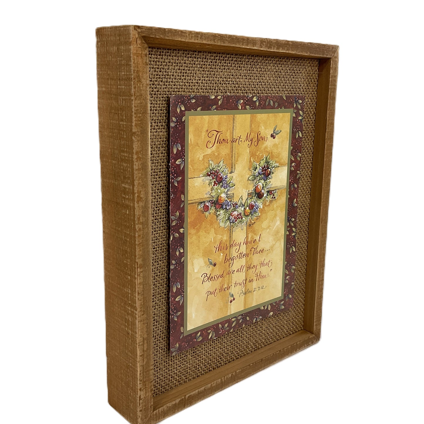 AGSD Christmas Decor - Nativity My Begotten Son Inset Box Sign