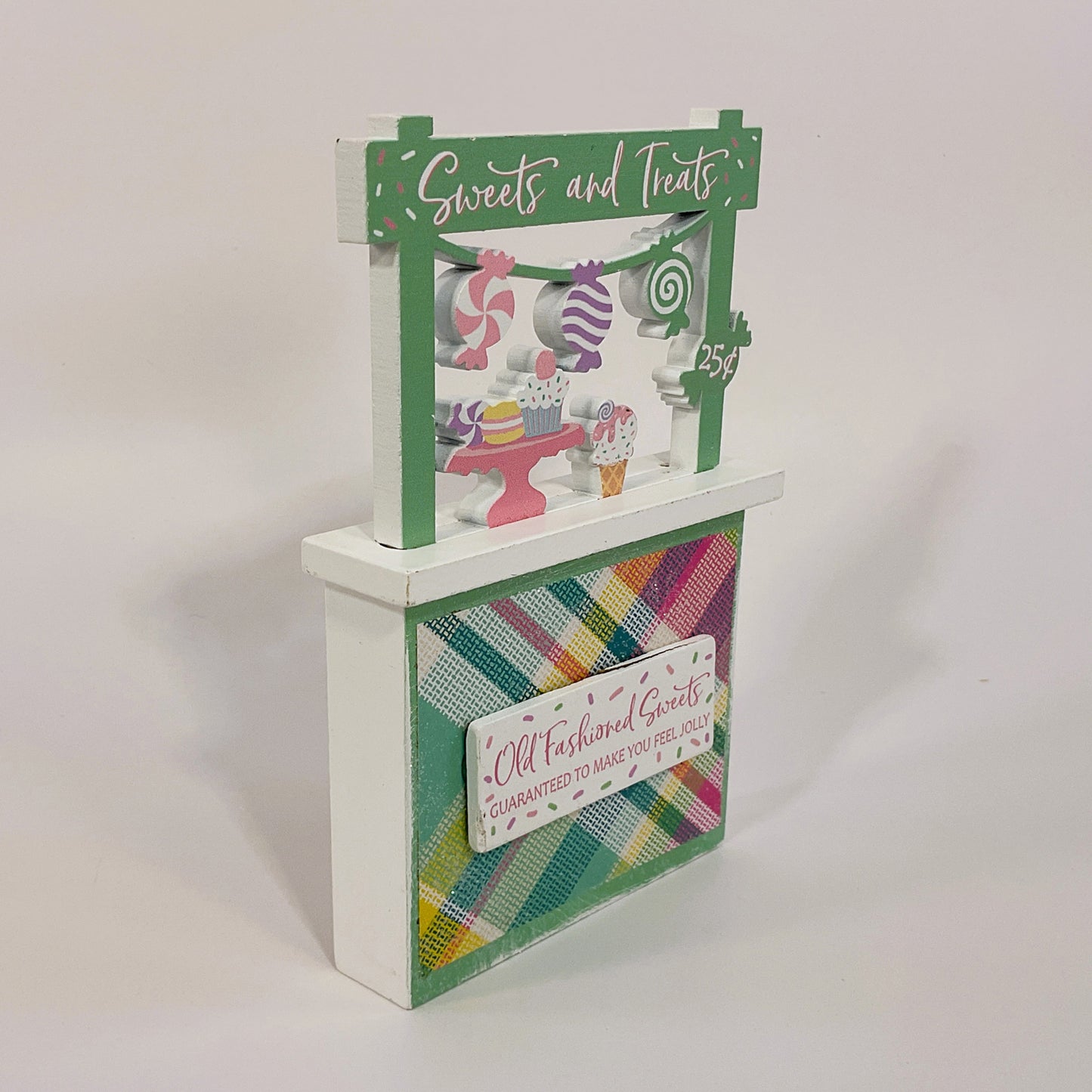 Christmas Decor - Mini Tabletop Tier Tray Pastel Sweet Treat Booth