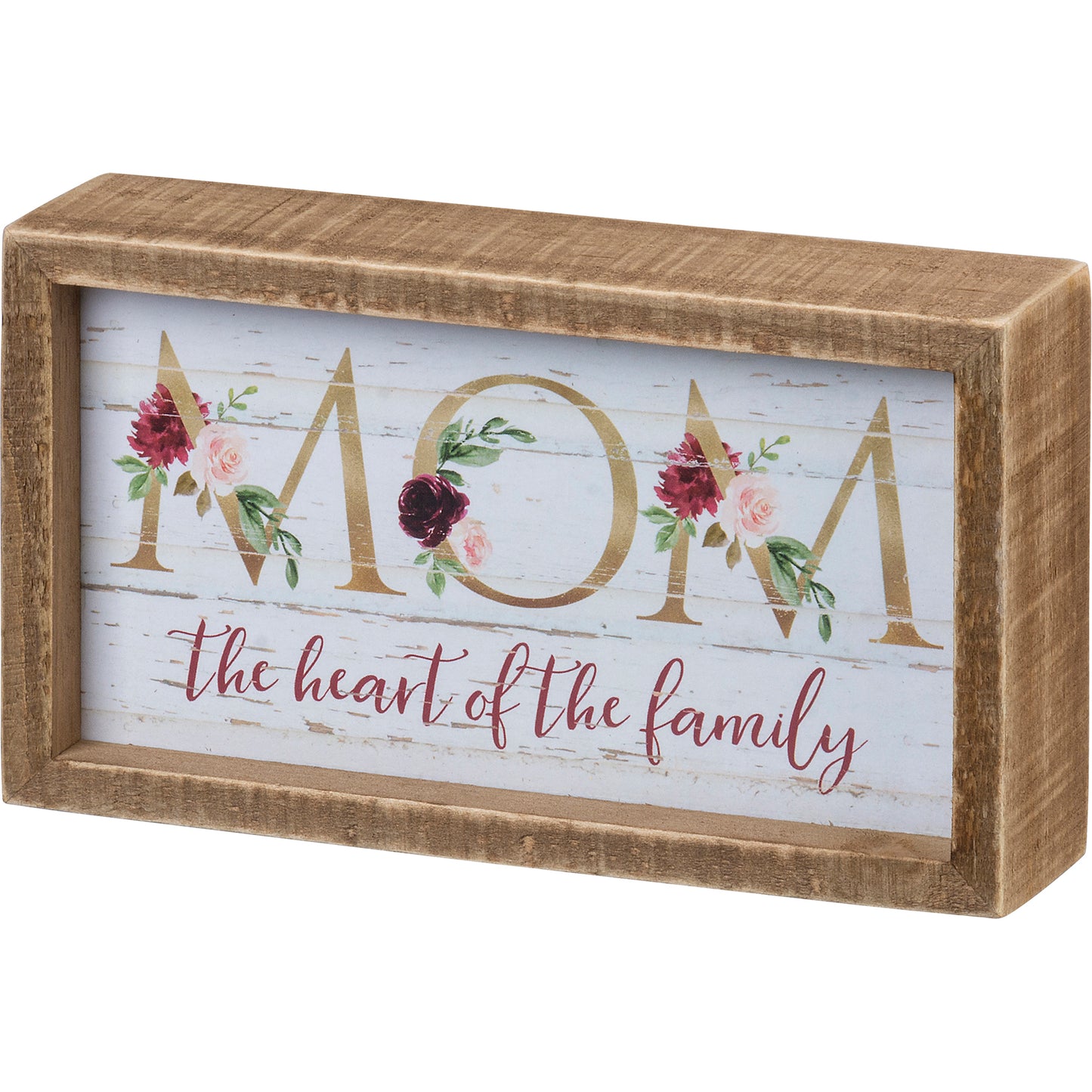 PBK Mothers Day Gift - Mom Heart of the Home Box Sign