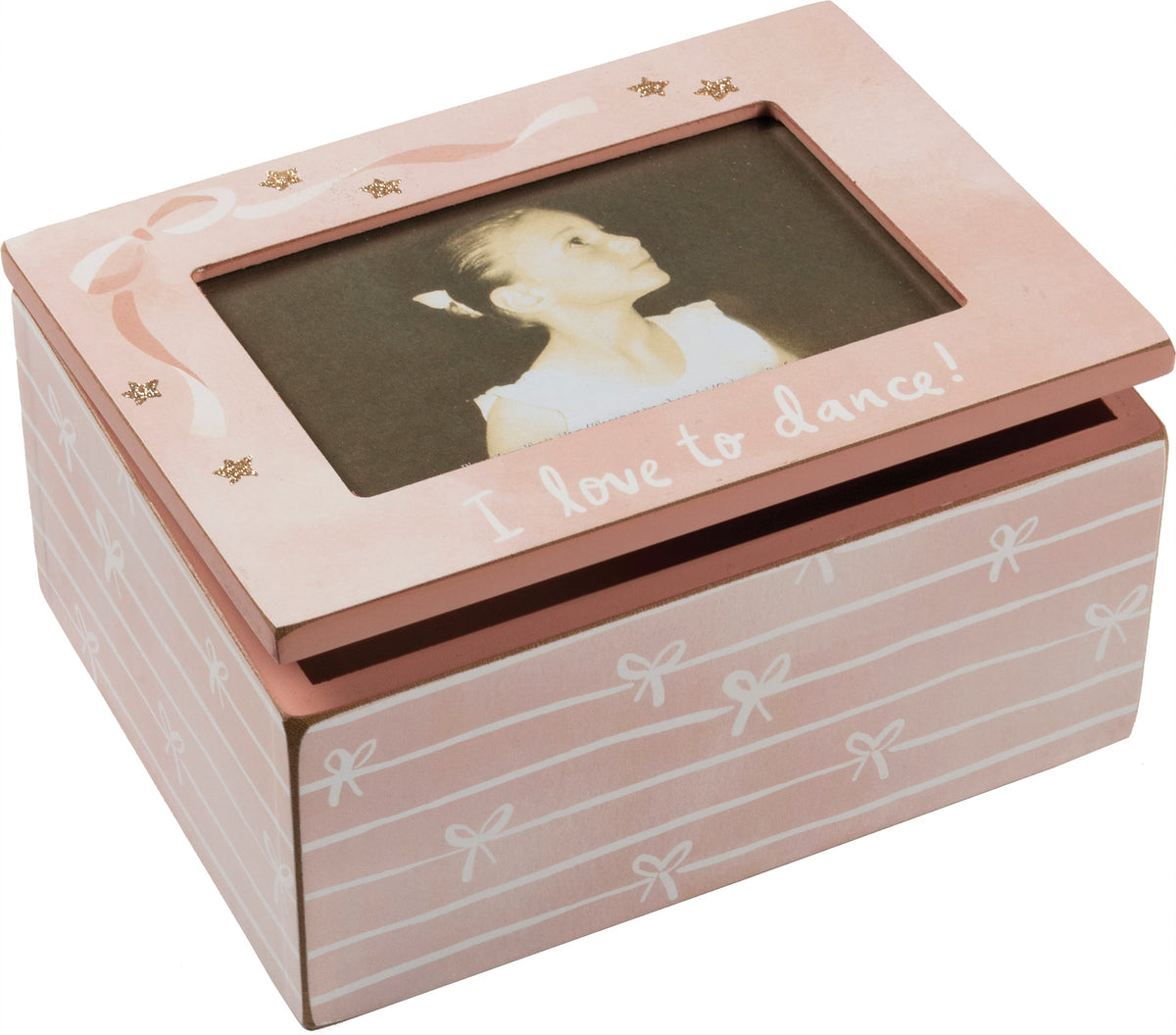 PBK Home Decor - Love To Dance Photo Keeper Box 8 x 6-inch
