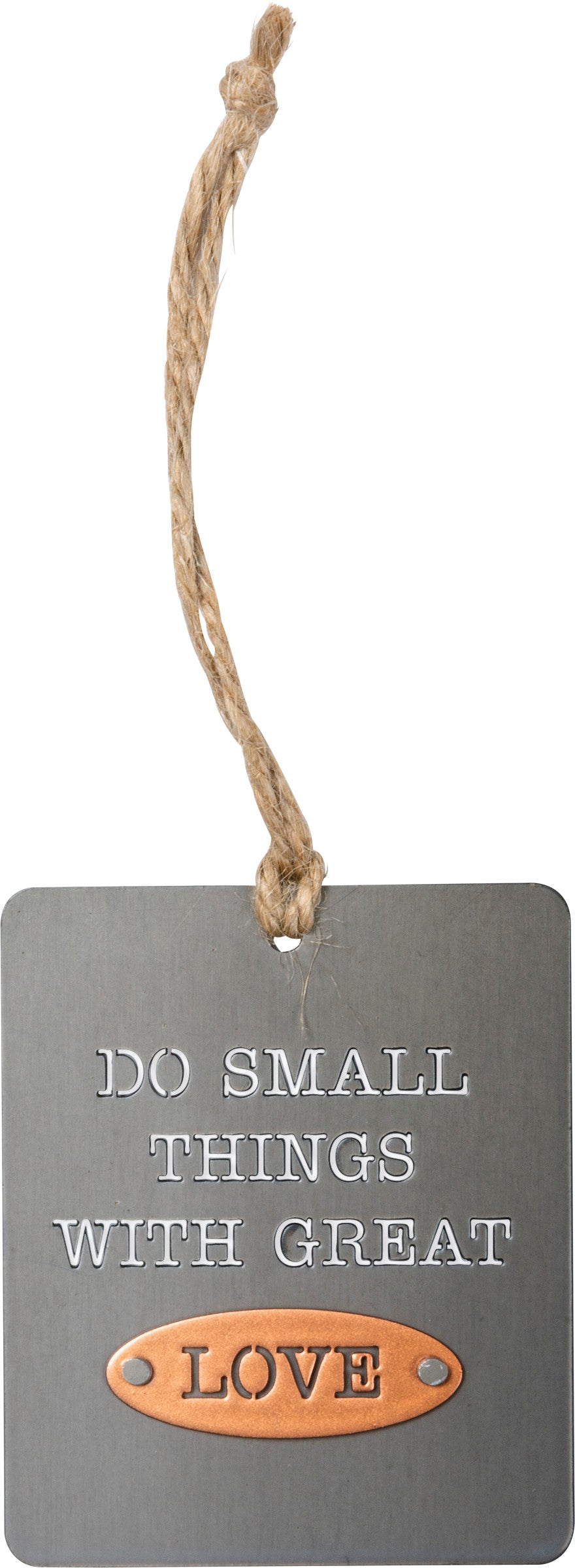 PBK Home Gift Decor - Small Things with Great Love Metal Ornament