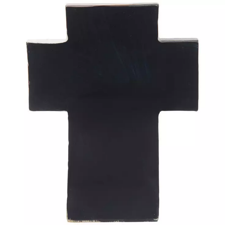 HL Patriotic Decor - God Bless America Resin Flag Cross Figurine