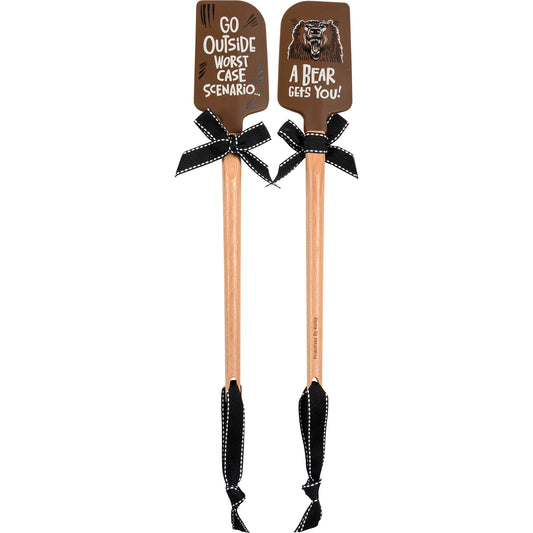 PBK Home Decor - Bear Go Outside Mountains Woods Kitchen Spatula