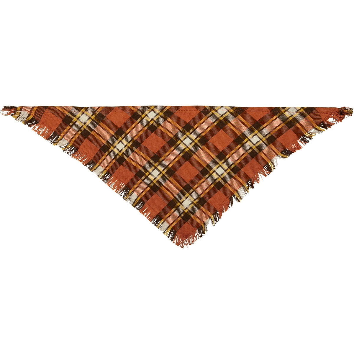 PBK Fall Dog Supply - Autumn Plaid Pet Bandana Set Various Sizes