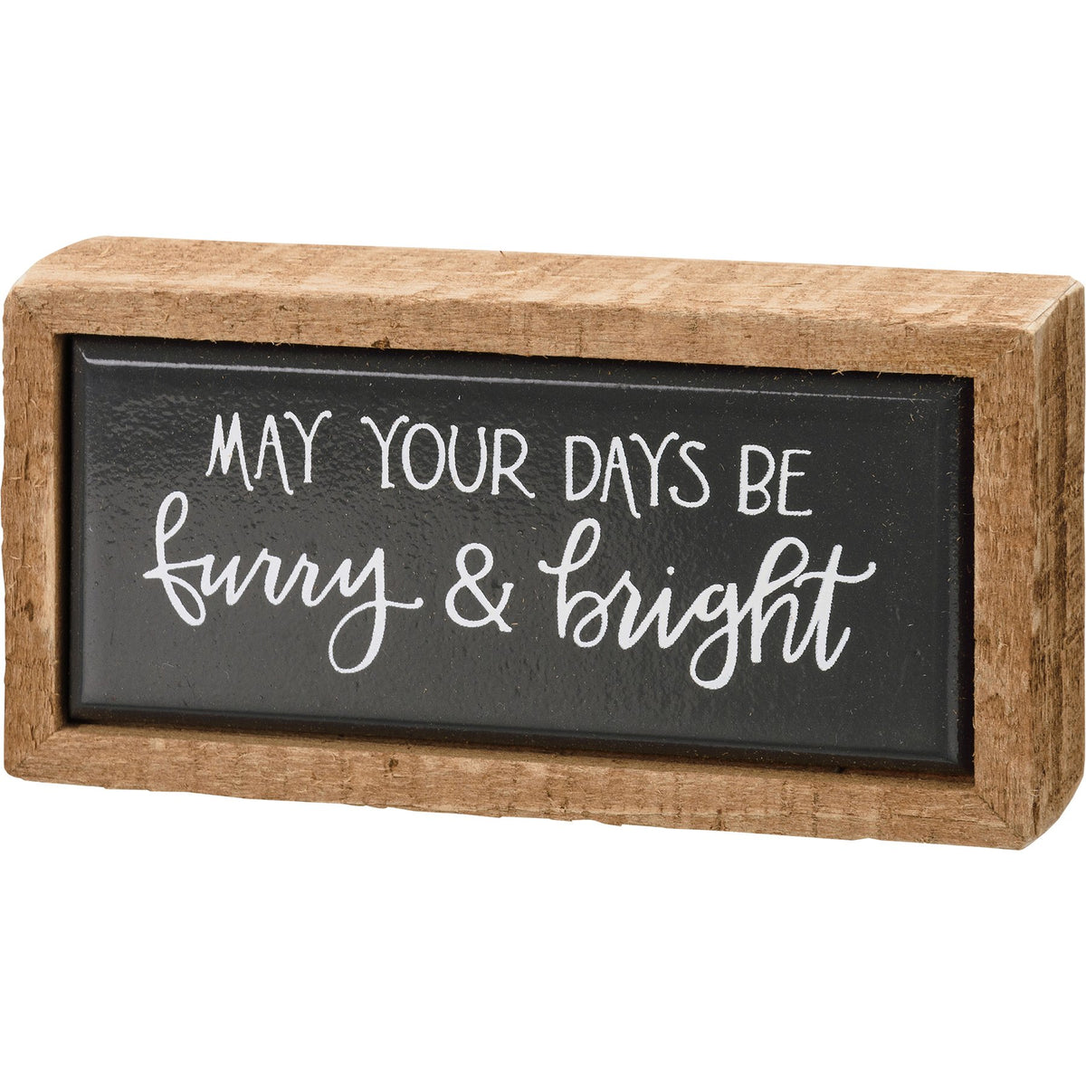 PBK Christmas Pet Decor - Furry and Bright Tier Tray Box Sign