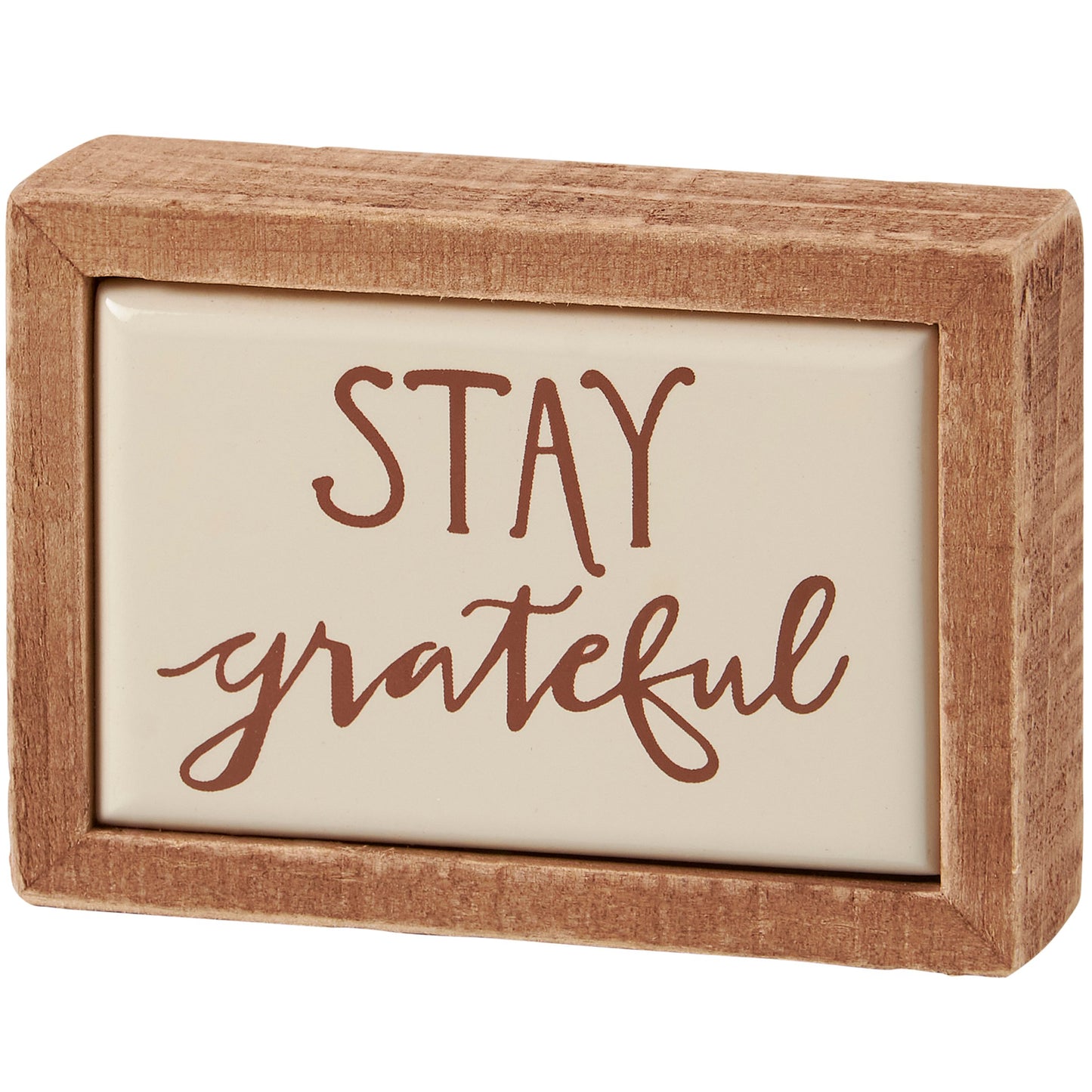 PBK Fall Decor - Stay Grateful Thanksgiving Mini Tier Tray Sign