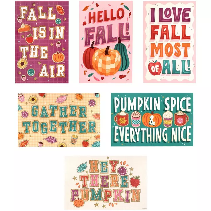 Mardel Fall Classroom Teacher Decor - Fun Fall Bulletin Board Posters