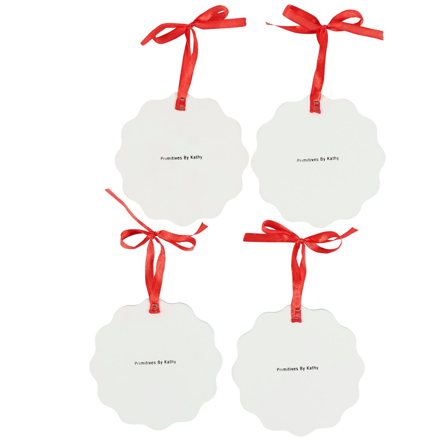 PBK Christmas Decor -Jolly Retro Pastel Ornaments 4pc Set