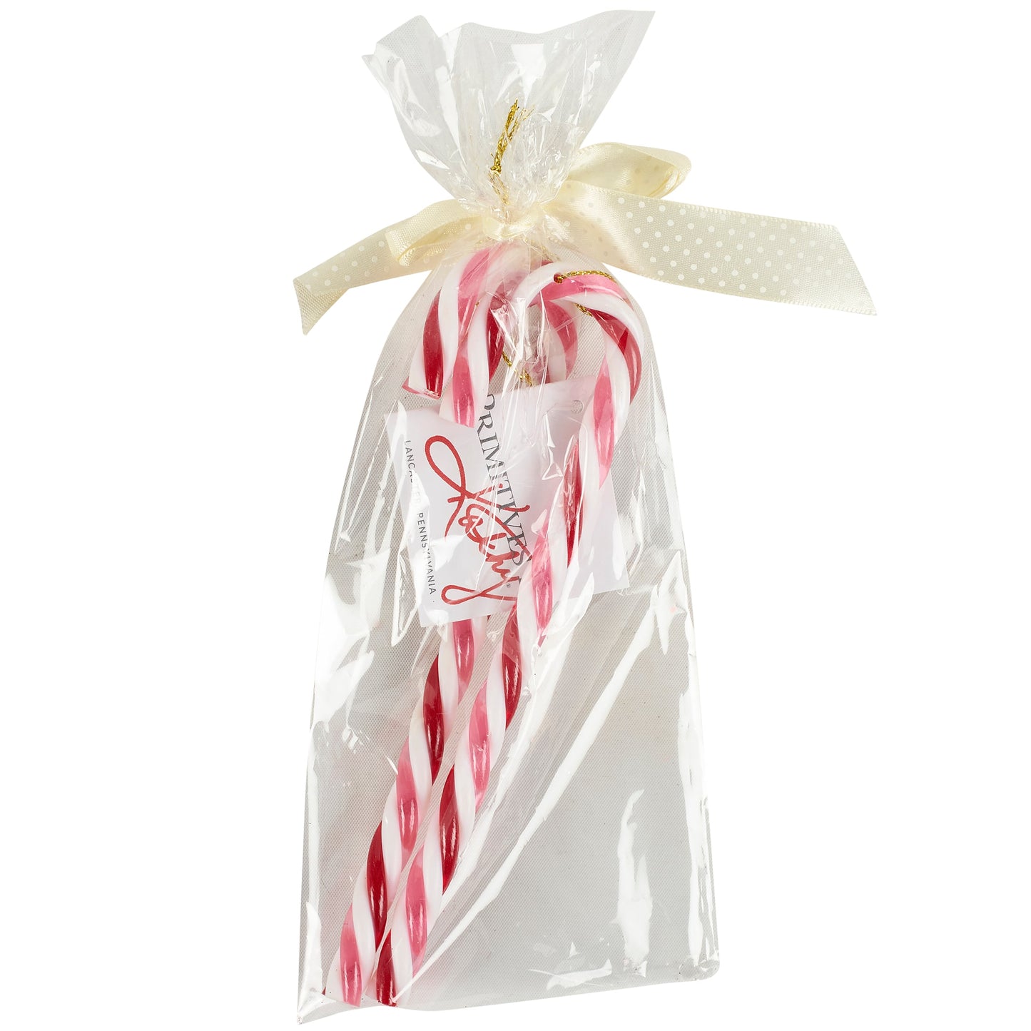 PBK Christmas Decor - Pink Red White Candy Cane Ornaments 12pc Set