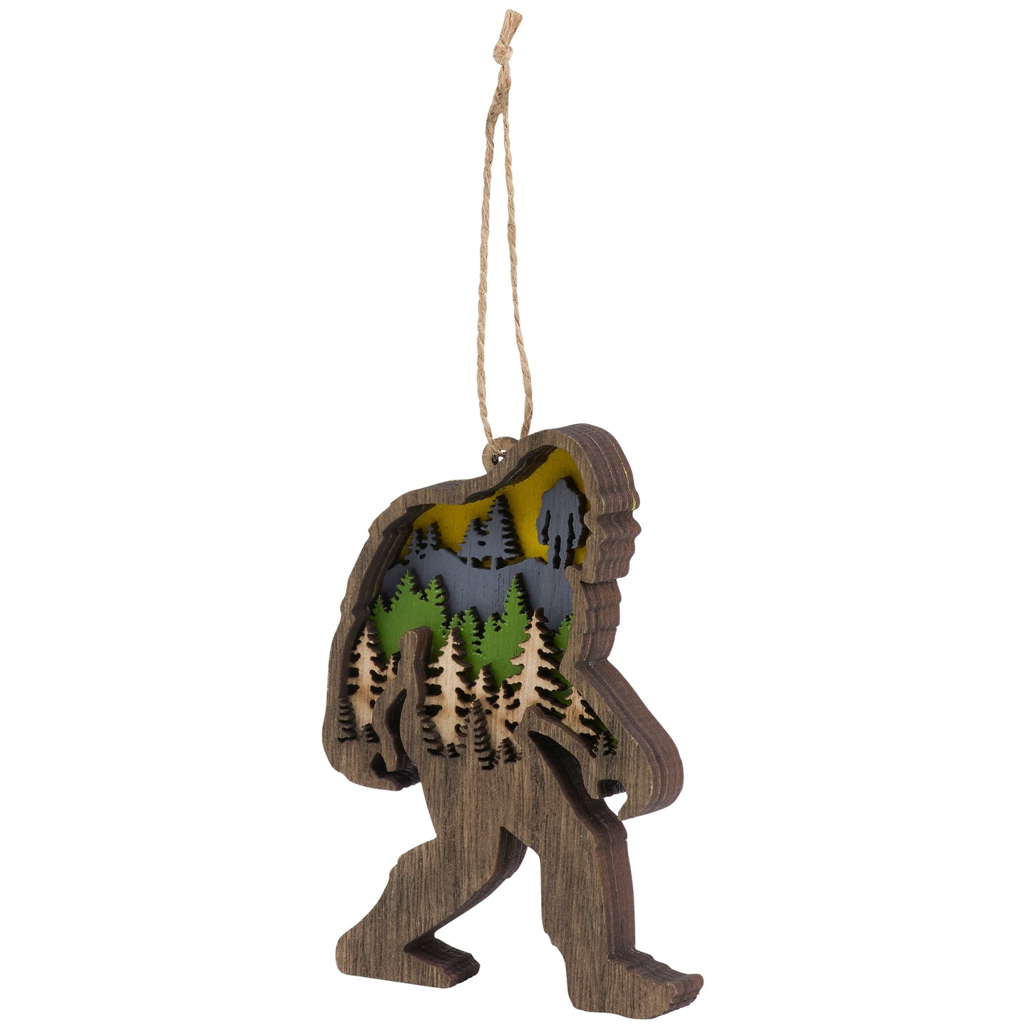 PBK Home Decor - Bigfoot Chunky Layered Magnetic Ornament