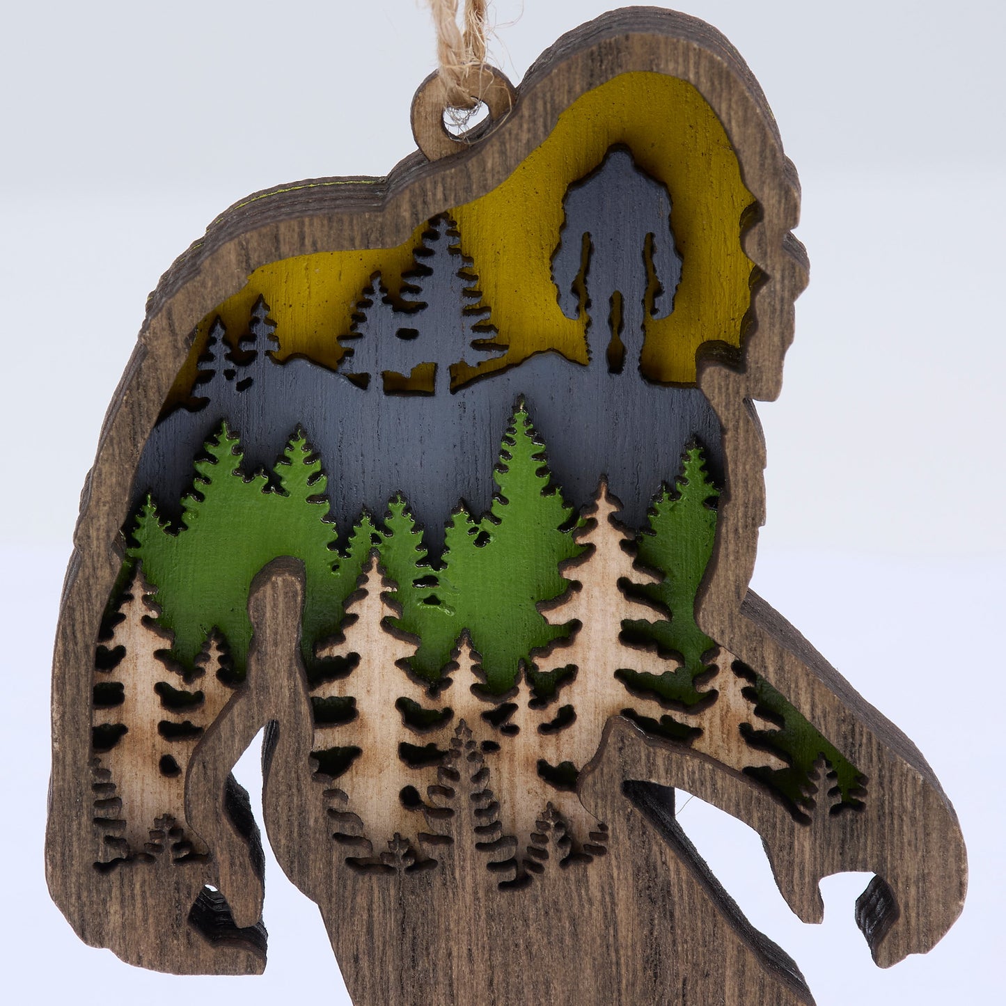 PBK Home Decor - Bigfoot Chunky Layered Magnetic Ornament